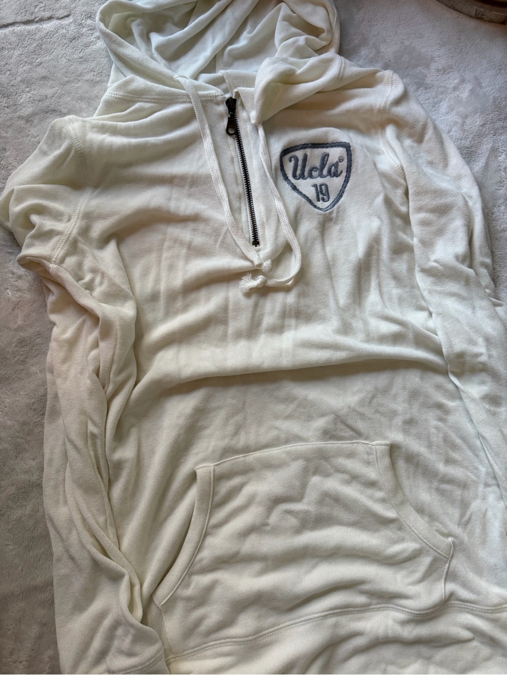 UCLA Knit Quarter Zip Hoodie